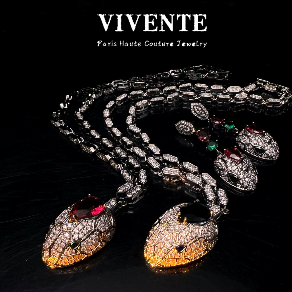 Sapphire Snake Statement Jewelry Collection