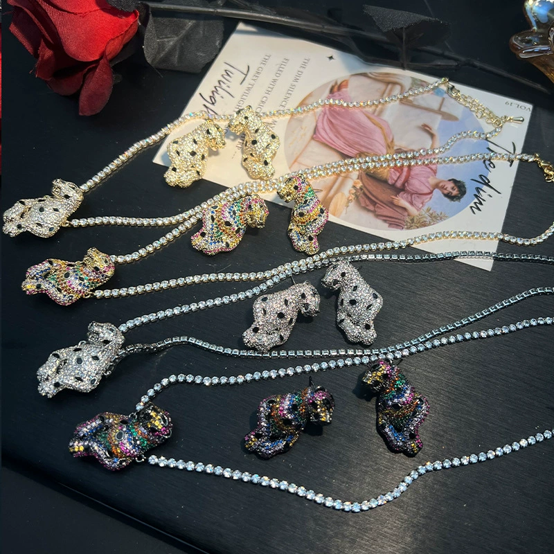 Crystal Leopard Jewelry Collection