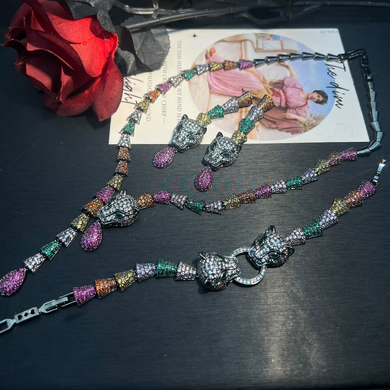 Crystal Leopard Jewelry Collection